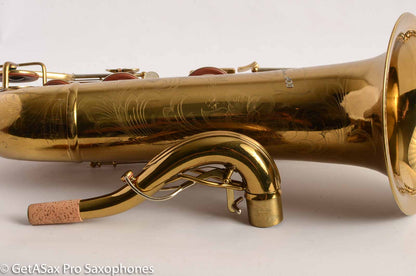 Buescher Top Hat and Cane Tenor Saxophone Fresh Overhaul Factory Relacquer 300849