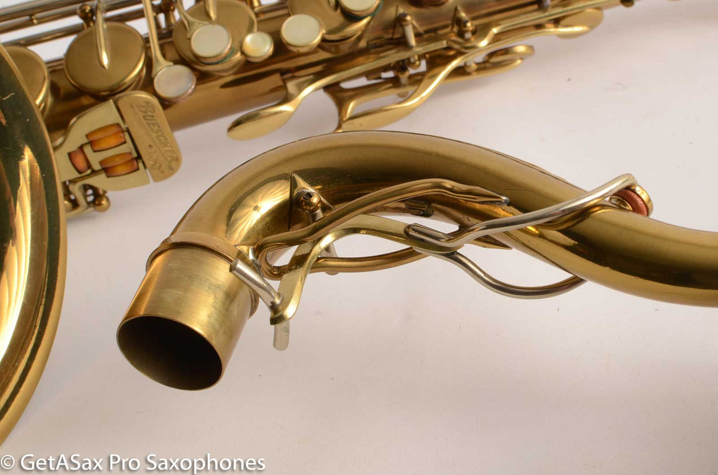 Buescher Top Hat and Cane Tenor Saxophone Fresh Overhaul Factory Relacquer 300849