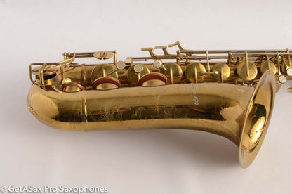 Buescher Top Hat and Cane Tenor Saxophone Fresh Overhaul Factory Relacquer 300849