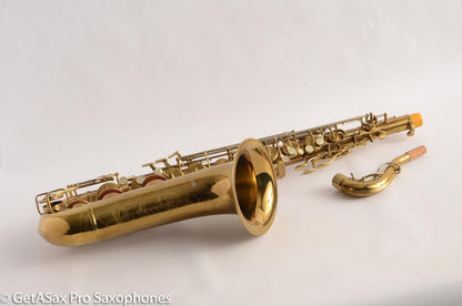 Buescher Top Hat and Cane Tenor Saxophone Fresh Overhaul Factory Relacquer 300849