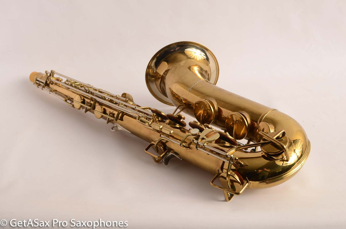 Buescher Top Hat and Cane Tenor Saxophone Fresh Overhaul Factory Relacquer 300849