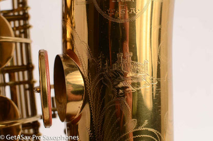 Buescher Top Hat and Cane Tenor Saxophone Fresh Overhaul Factory Relacquer 300849