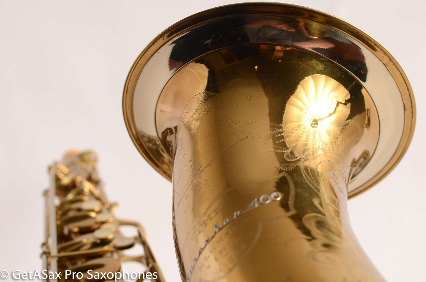 Buescher Top Hat and Cane Tenor Saxophone Fresh Overhaul Factory Relacquer 300849