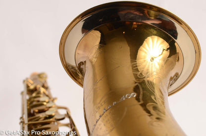 Buescher Top Hat and Cane Tenor Saxophone Fresh Overhaul Factory Relacquer 300849