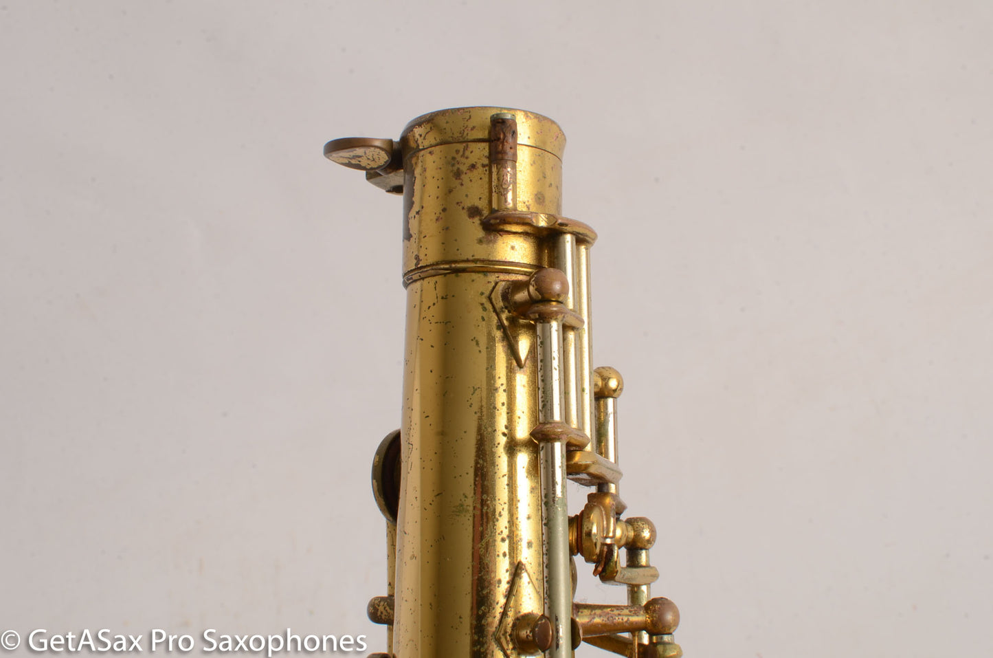 Buescher Top Hat and Cane Tenor Saxophone Relacquered, Pickup Plugged Old Pads Great Deal