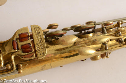 Buescher Top Hat and Cane Tenor Saxophone Relacquered, Pickup Plugged Old Pads Great Deal