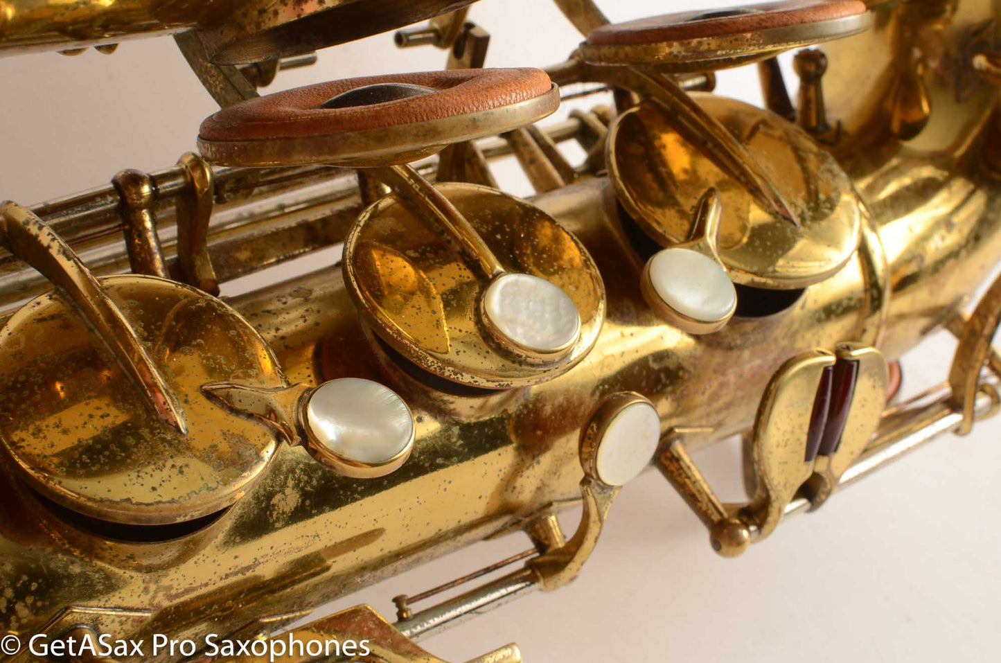 Buescher Top Hat and Cane Tenor Saxophone Relacquered, Pickup Plugged Old Pads Great Deal