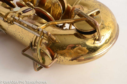 Buescher Top Hat and Cane Tenor Saxophone Relacquered, Pickup Plugged Old Pads Great Deal