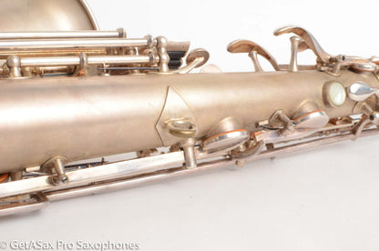 Buescher True Tone Alto Original Silver Plate Old Pads Great Deal! 140356