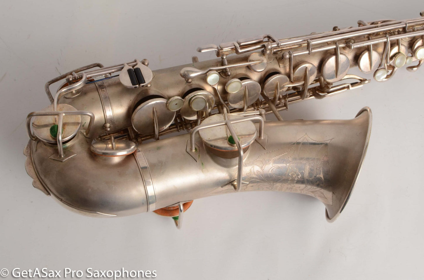 Buescher True Tone Alto Original Silver Plate Old Pads Great Deal! 140356