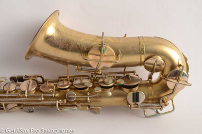 Buescher True Tone Alto Saxophone 202609 Original Gold Plate Very Good Condition