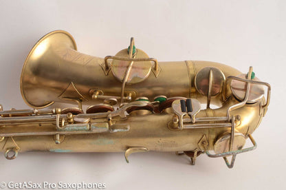 Buescher True Tone Alto Saxophone 202609 Original Gold Plate Very Good Condition