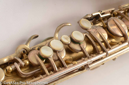 Buescher True Tone Alto Saxophone 202609 Original Gold Plate Very Good Condition