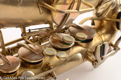Buescher True Tone Alto Saxophone 202609 Original Gold Plate Very Good Condition