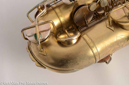 Buescher True Tone Alto Saxophone 202609 Original Gold Plate Very Good Condition