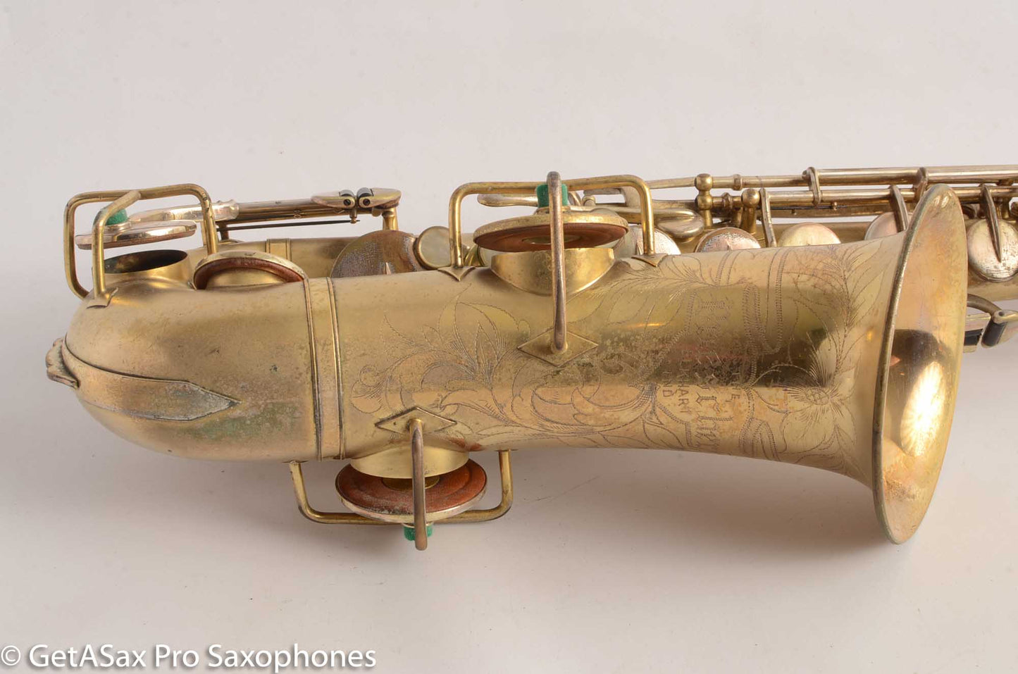 Buescher True Tone Alto Saxophone 202609 Original Gold Plate Very Good Condition