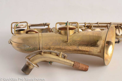 Buescher True Tone Alto Saxophone 202609 Original Gold Plate Very Good Condition