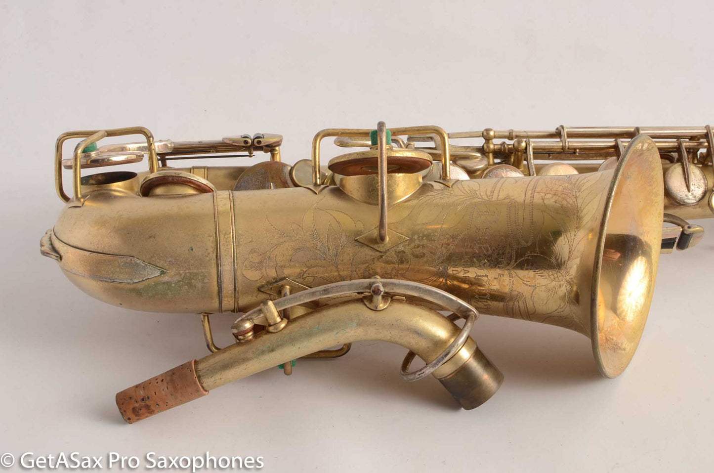 Buescher True Tone Alto Saxophone 202609 Original Gold Plate Very Good Condition