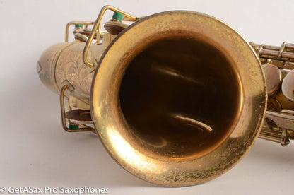 Buescher True Tone Alto Saxophone 202609 Original Gold Plate Very Good Condition