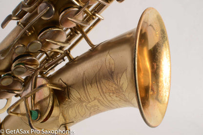 Buescher True Tone Alto Saxophone 202609 Original Gold Plate Very Good Condition