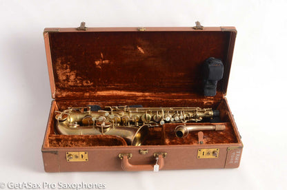 Buescher True Tone Alto Saxophone 204539 Original Gold Plate Good Condition