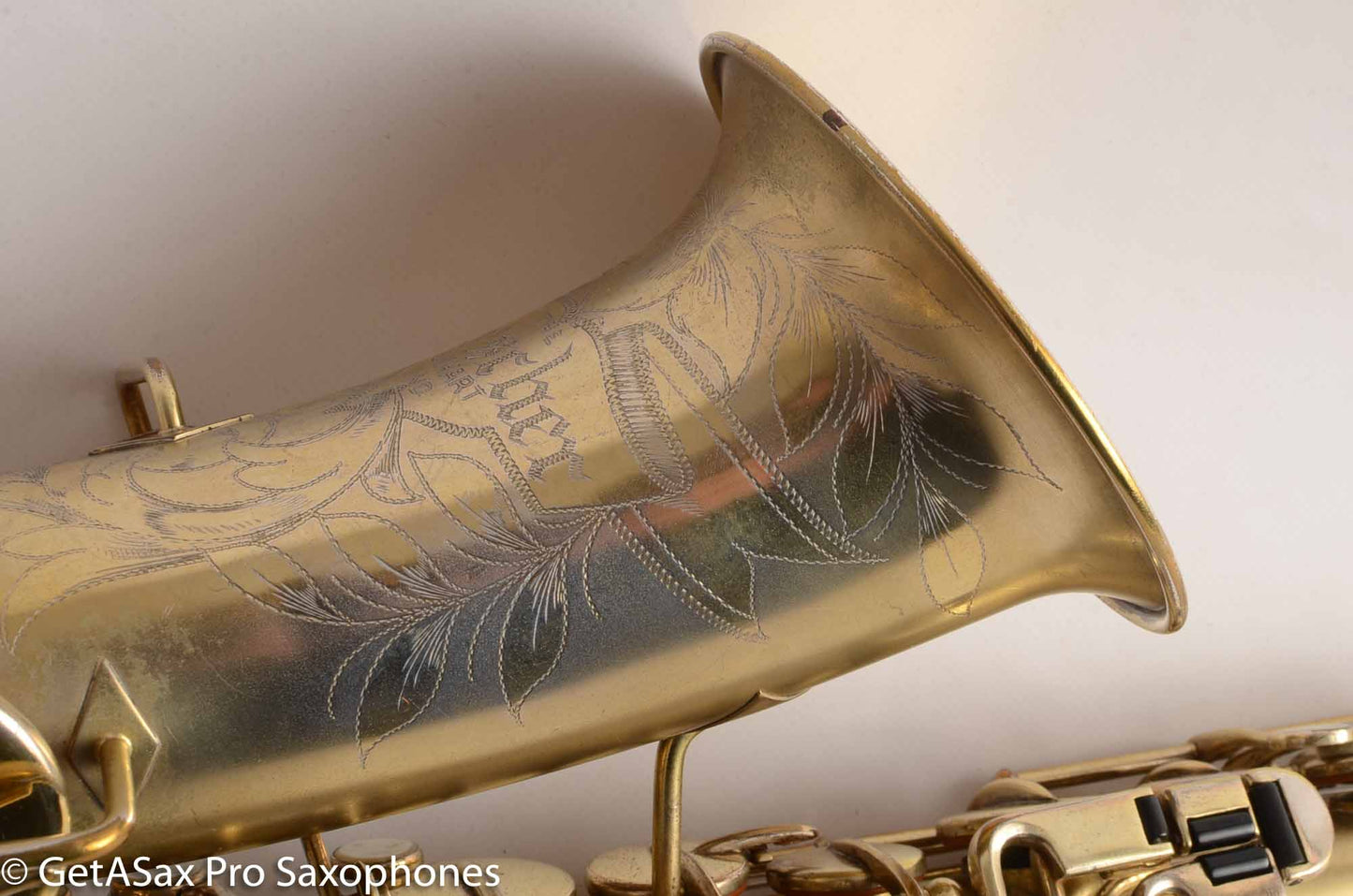 Buescher True Tone Alto Saxophone 204539 Original Gold Plate Good Condition