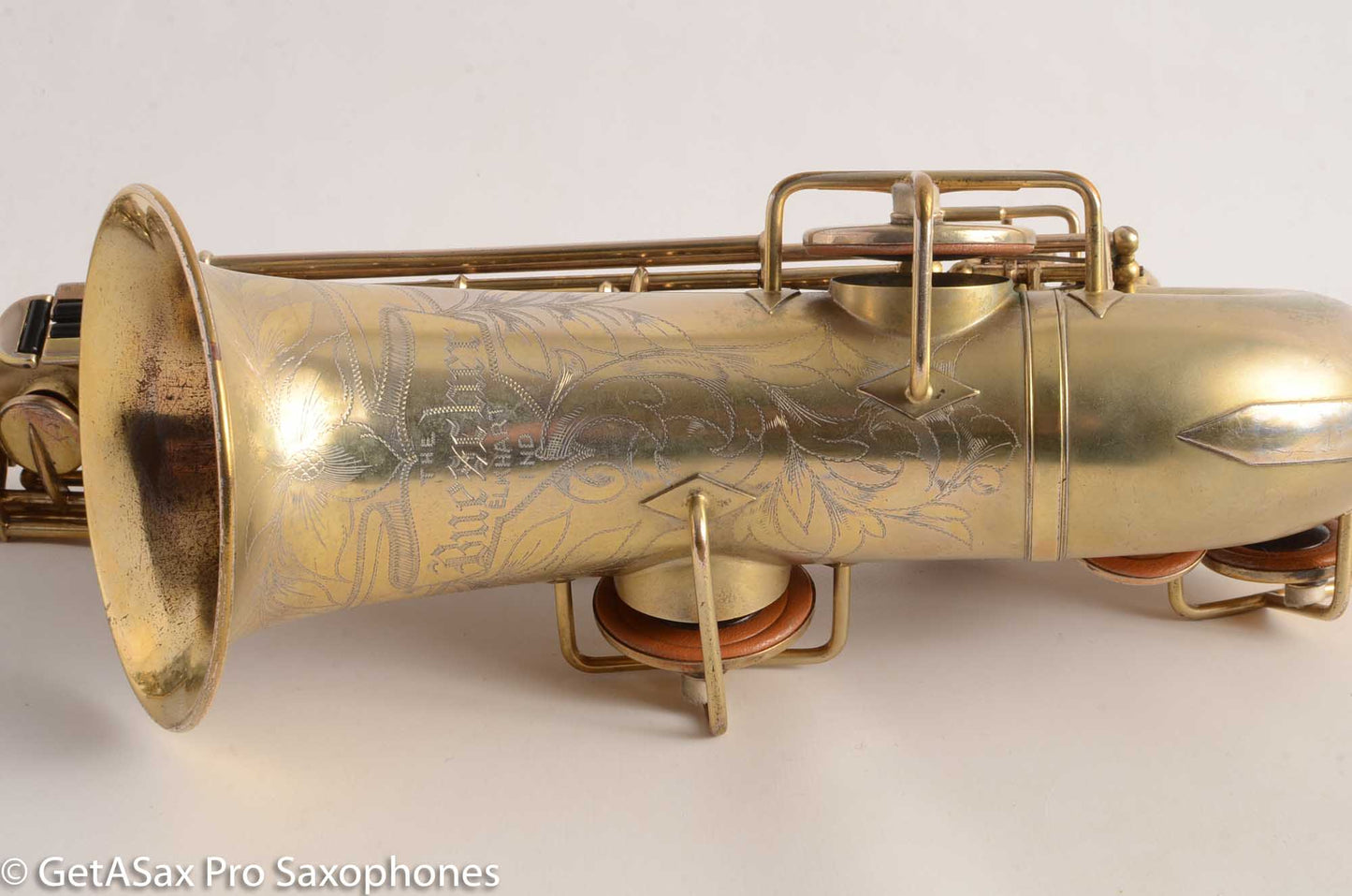 Buescher True Tone Alto Saxophone 204539 Original Gold Plate Good Condition