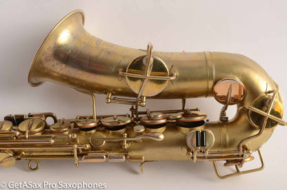 Buescher True Tone Alto Saxophone 204539 Original Gold Plate Good Condition