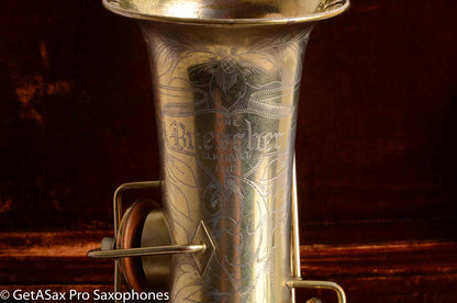 Buescher True Tone Alto Saxophone 204539 Original Gold Plate Good Condition