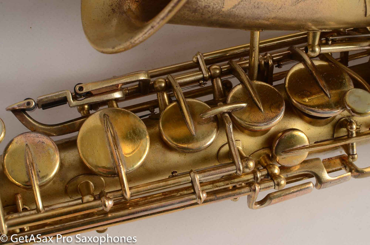 Buescher True Tone Alto Saxophone 204539 Original Gold Plate Good Condition