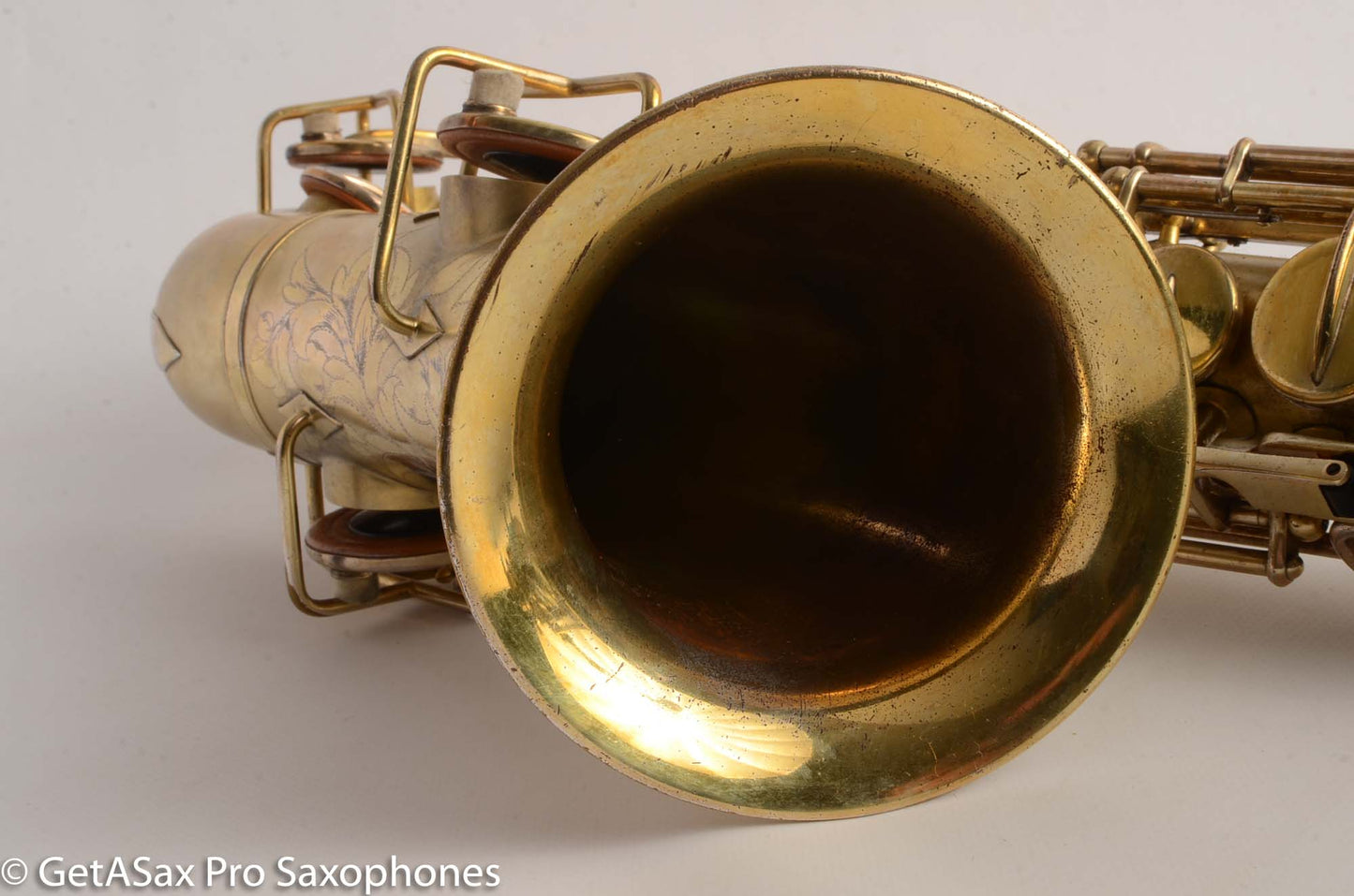 Buescher True Tone Alto Saxophone 204539 Original Gold Plate Good Condition