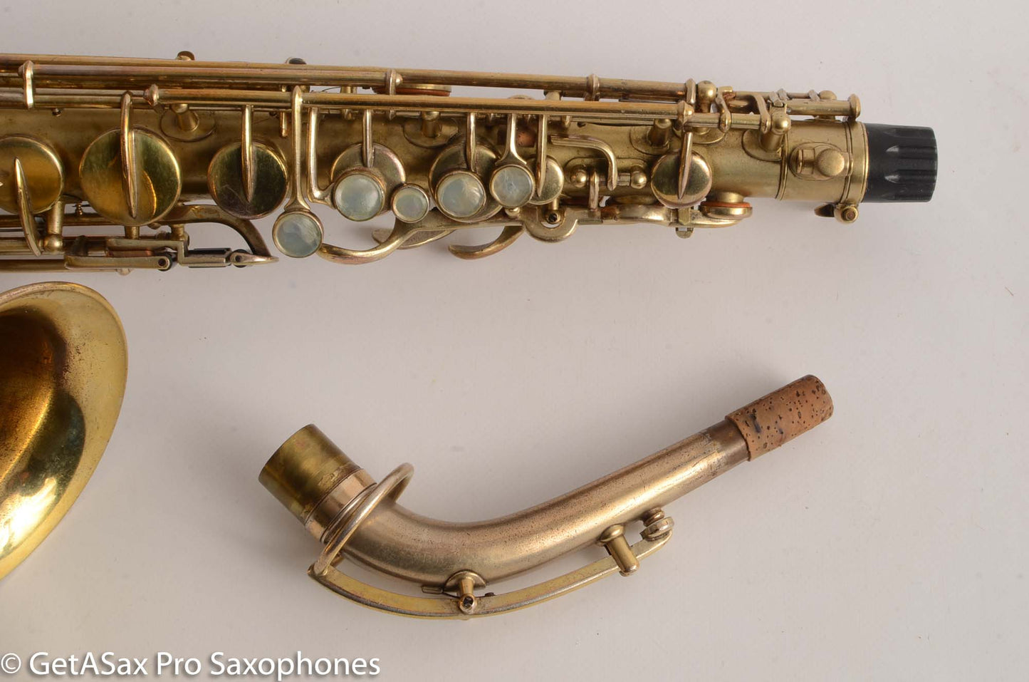 Buescher True Tone Alto Saxophone 204539 Original Gold Plate Good Condition
