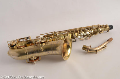Buescher True Tone Alto Saxophone 204539 Original Gold Plate Good Condition