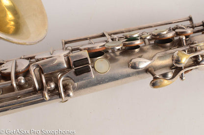 Buescher True Tone Alto Saxophone 83005 Original Silver Plate