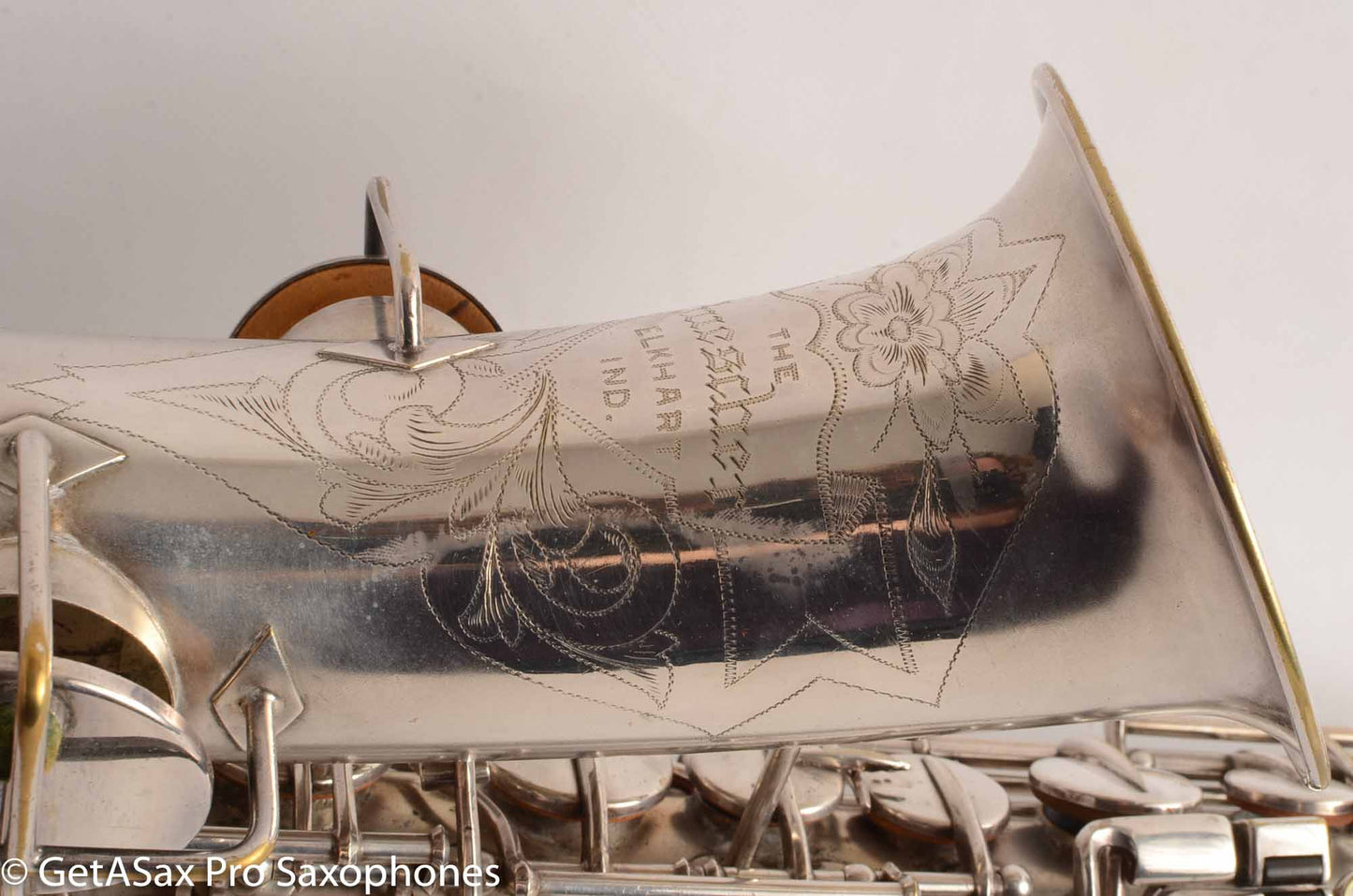 Buescher True Tone Alto Saxophone 83005 Original Silver Plate