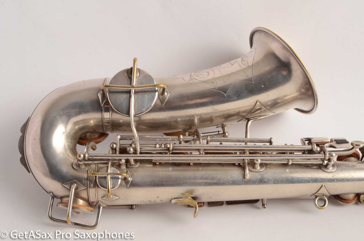 Buescher True Tone Alto Saxophone 83005 Original Silver Plate
