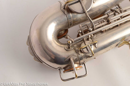 Buescher True Tone Alto Saxophone 83005 Original Silver Plate