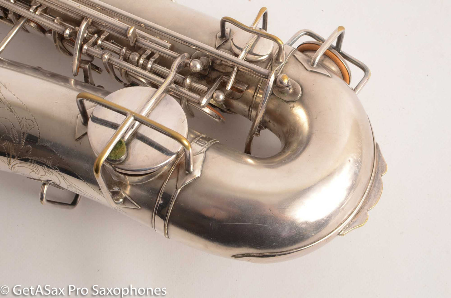 Buescher True Tone Alto Saxophone 83005 Original Silver Plate