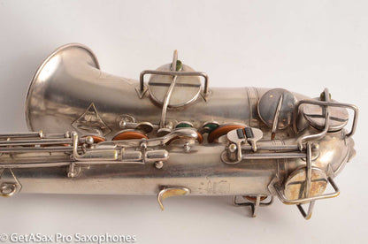 Buescher True Tone Alto Saxophone 83005 Original Silver Plate