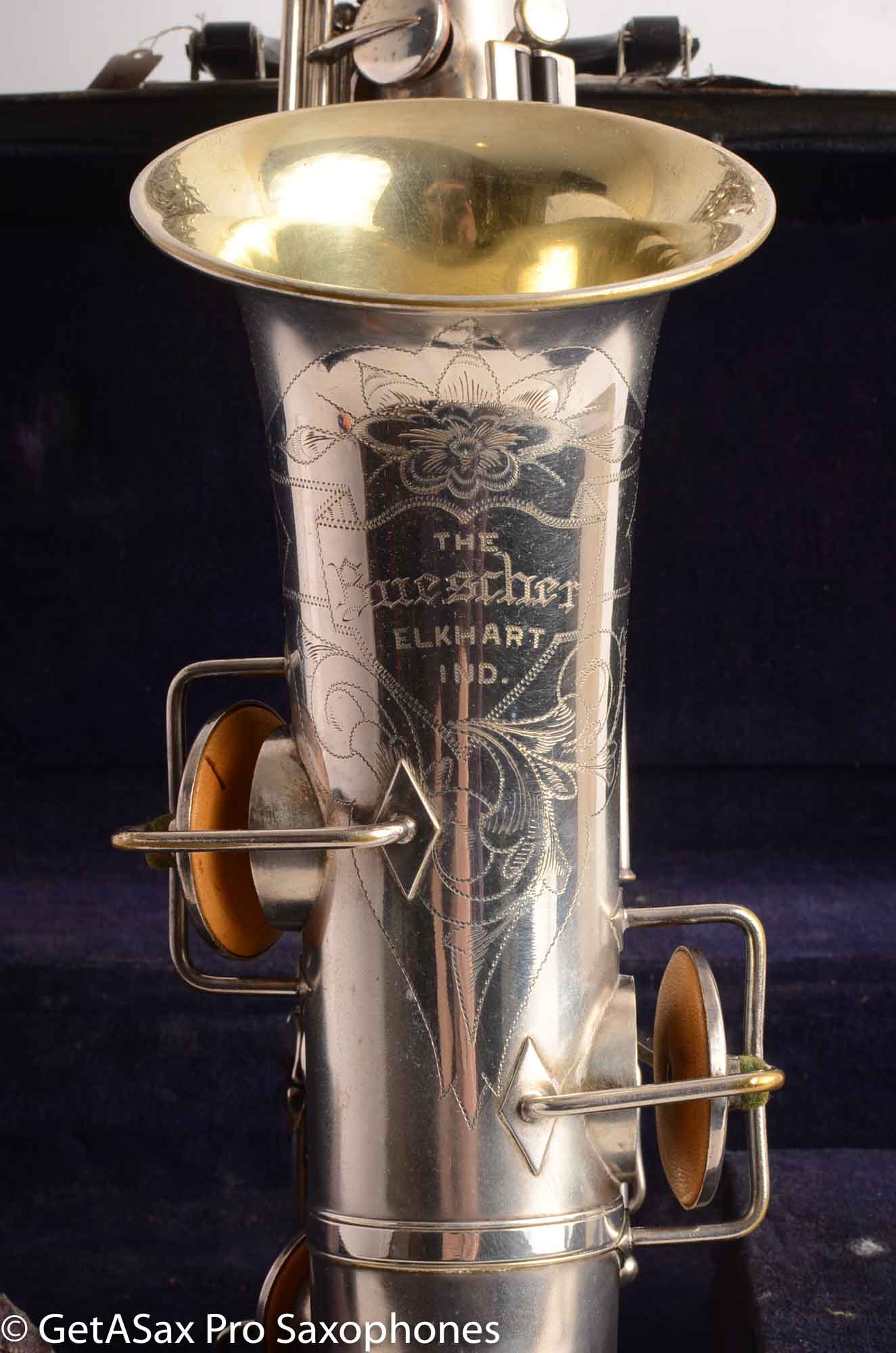 Buescher True Tone Alto Saxophone 83005 Original Silver Plate