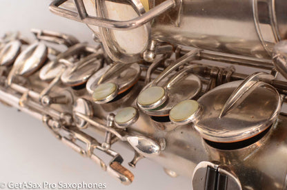 Buescher True Tone Alto Saxophone 83005 Original Silver Plate