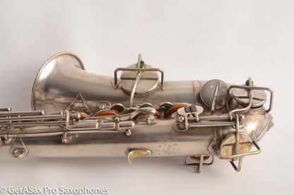 Buescher True Tone Alto Saxophone 83005 Original Silver Plate