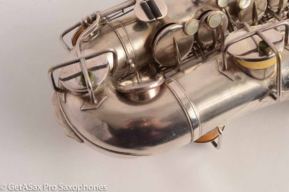 Buescher True Tone Alto Saxophone 83005 Original Silver Plate