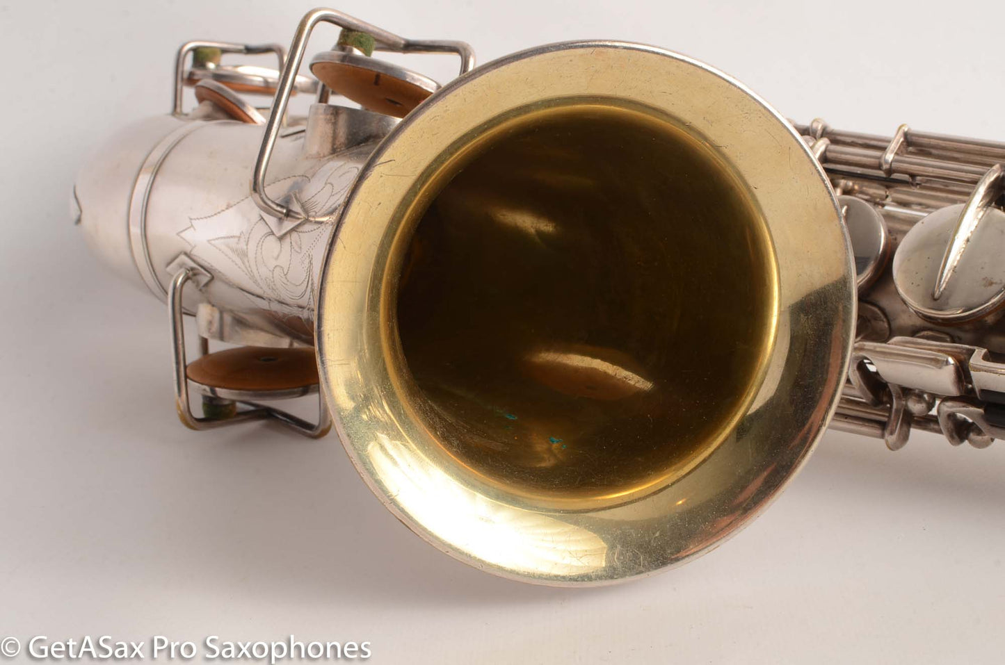 Buescher True Tone Alto Saxophone 83005 Original Silver Plate