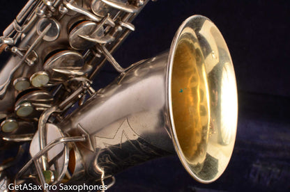 Buescher True Tone Alto Saxophone 83005 Original Silver Plate