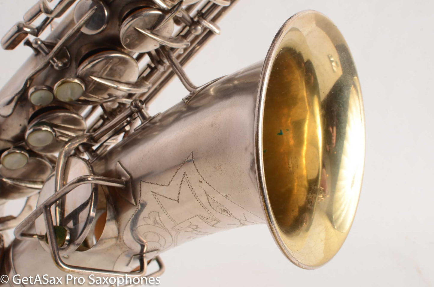 Buescher True Tone Alto Saxophone 83005 Original Silver Plate