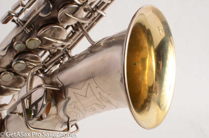 Buescher True Tone Alto Saxophone 83005 Original Silver Plate