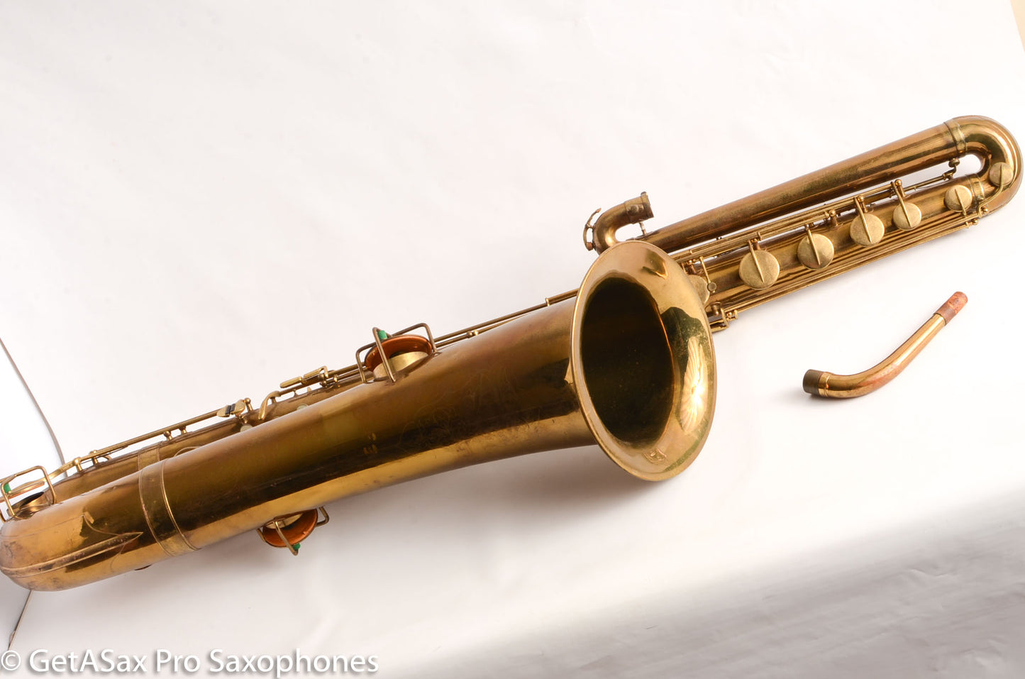 Buescher True Tone Bass Saxophone Fresh Full Overhaul! Very Good Condition