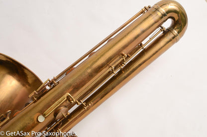 Buescher True Tone Bass Saxophone Fresh Full Overhaul! Very Good Condition