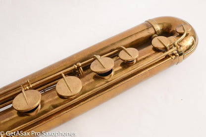 Buescher True Tone Bass Saxophone Fresh Full Overhaul! Very Good Condition